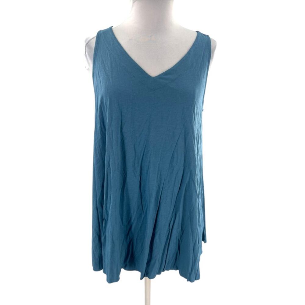 NWT Peruvian connection calypso Pima cotton tank top lake sz S